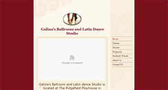 Desktop Screenshot of danceballroomwithgalina.org
